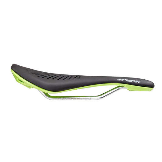 Saddle SPANK OOZY 220 144mm Rails CrN/Ti Green