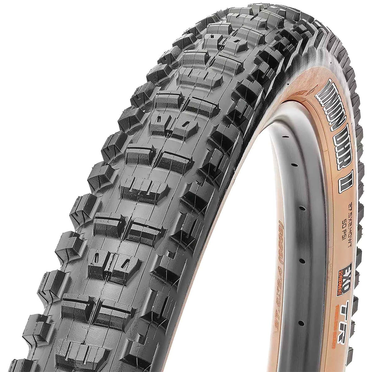 Pneu MAXXIS MINION DHR II 27,5x2,40 WT Exo Tubeless Ready Souple Tanwall