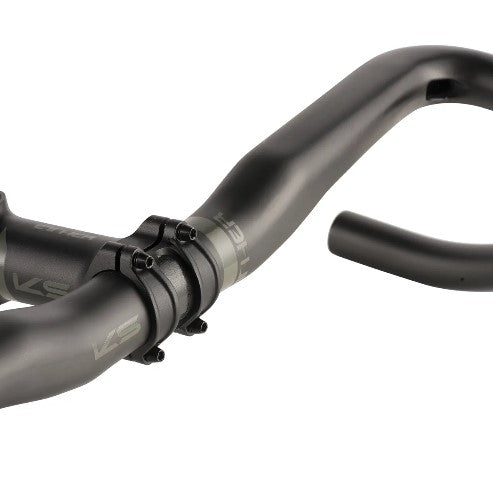 Gravel KS KIND SHOCK ETHER CARBONE Flare 18° handlebar