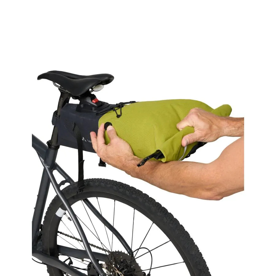 Saddle bag VAUDE TRAILSADDLE L 10.5 L Black/Green