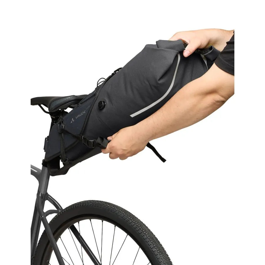 Saddle bag VAUDE TRAILSADDLE CAGE 15 L Black