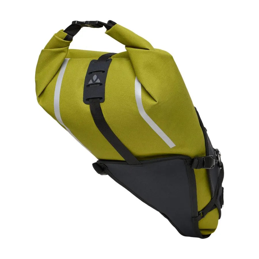 Saddle bag VAUDE TRAILSADDLE CAGE 15 L Black/Green