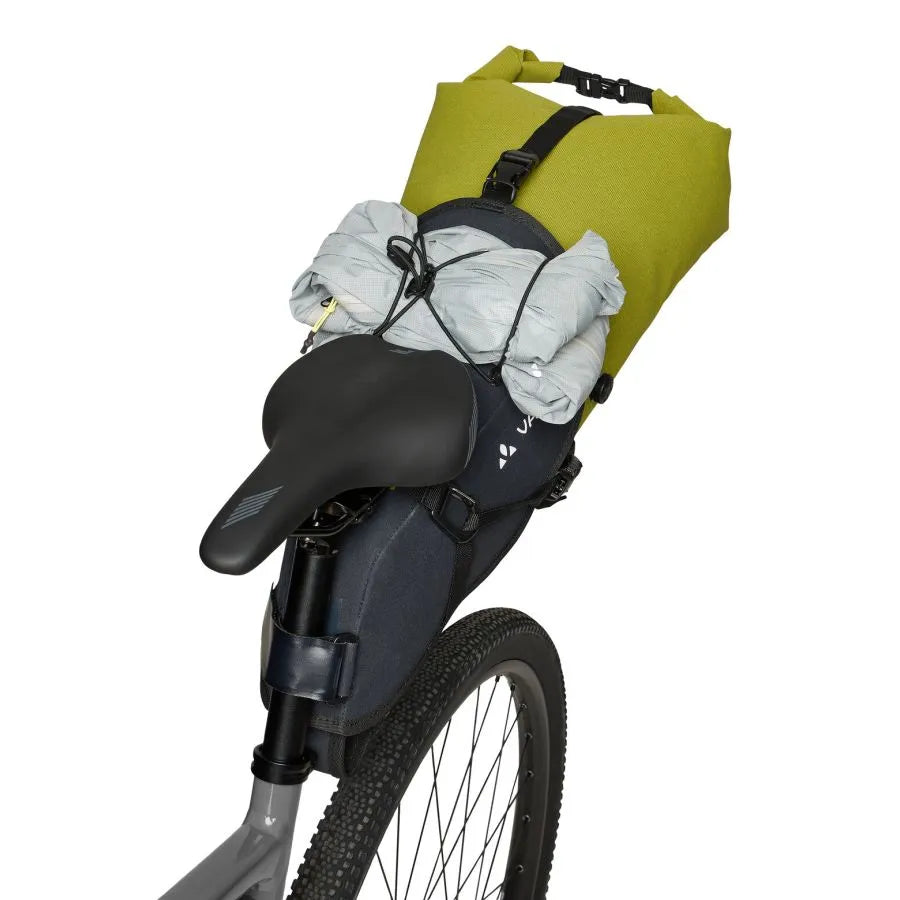Saddle bag VAUDE TRAILSADDLE CAGE 15 L Black/Green