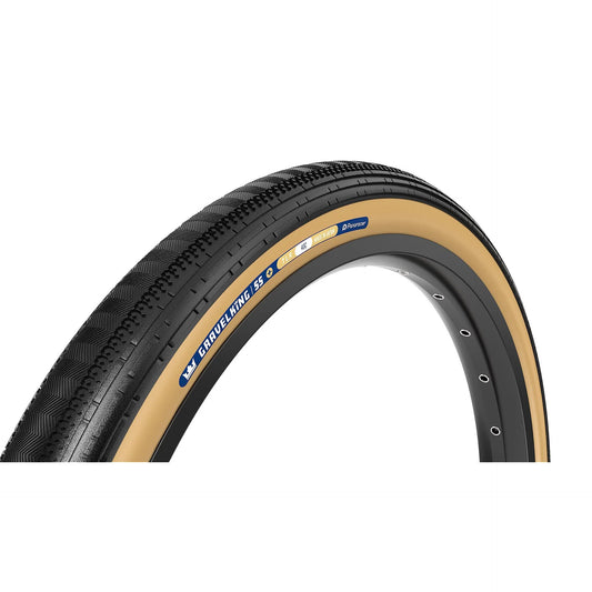 PANARACER GRAVELKING SEMISLICK+ TLR 700x35c tire Tubeless Ready Beige