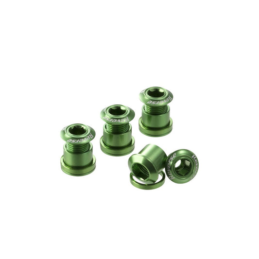 Set of 4 REVERSE COMPONENTS Chimney Screws Green