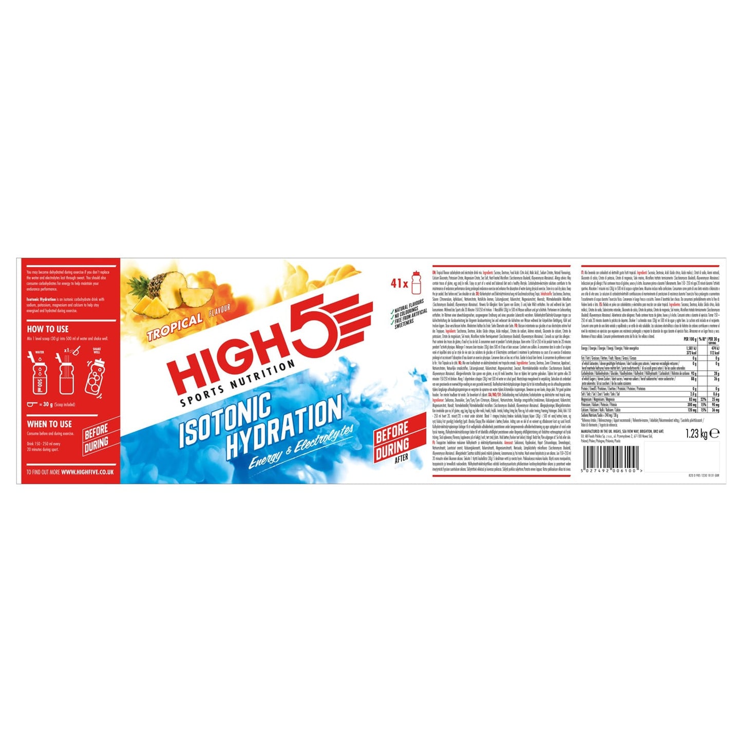 HIGH5 ISOTONIC Energy Drink (1.23g) Tropical