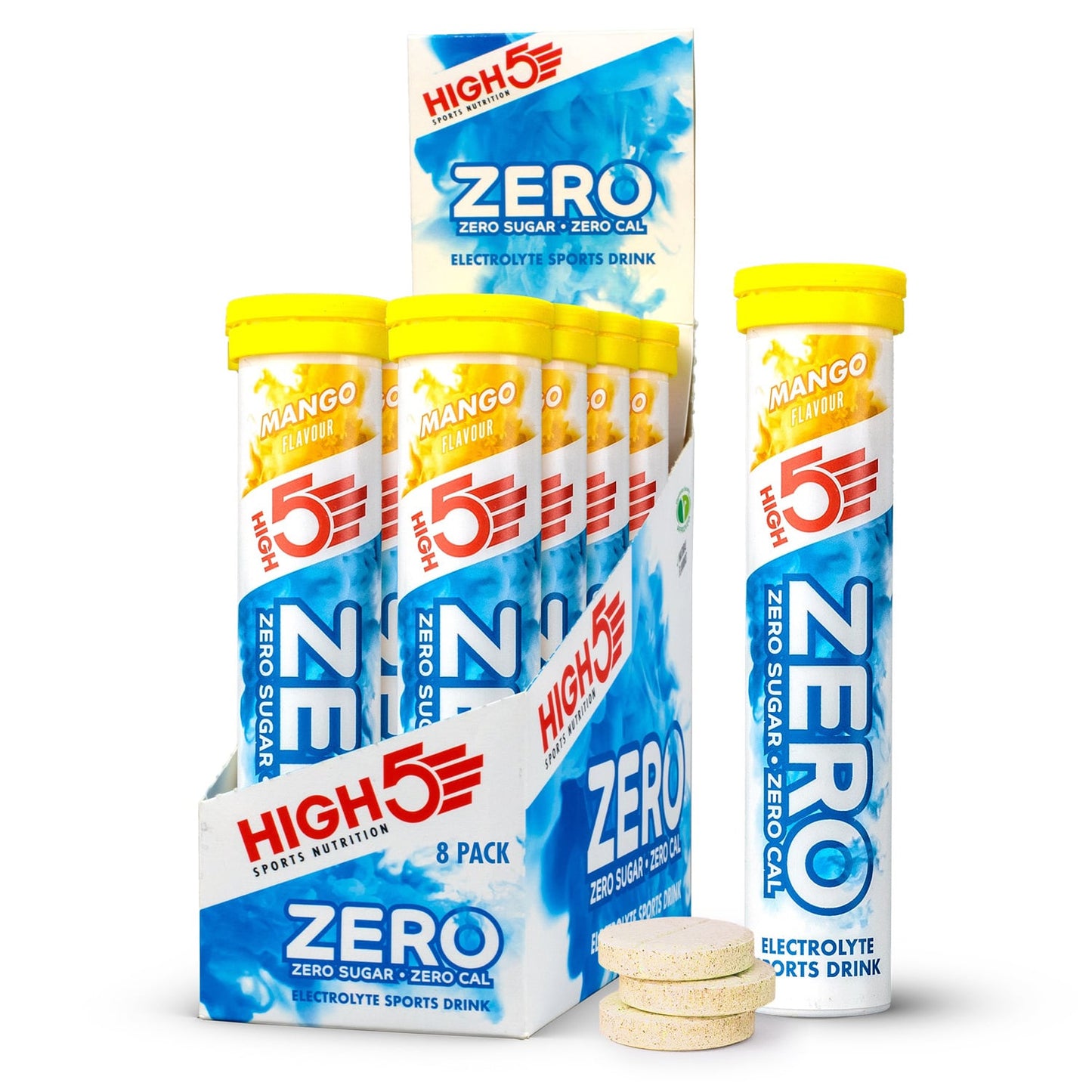Boisson Anticrampe HIGH5 ZERO Tube of 20 Mango lozenges