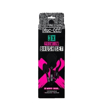 MUC-OFF Cleaning Brush Kit (3 pieces)