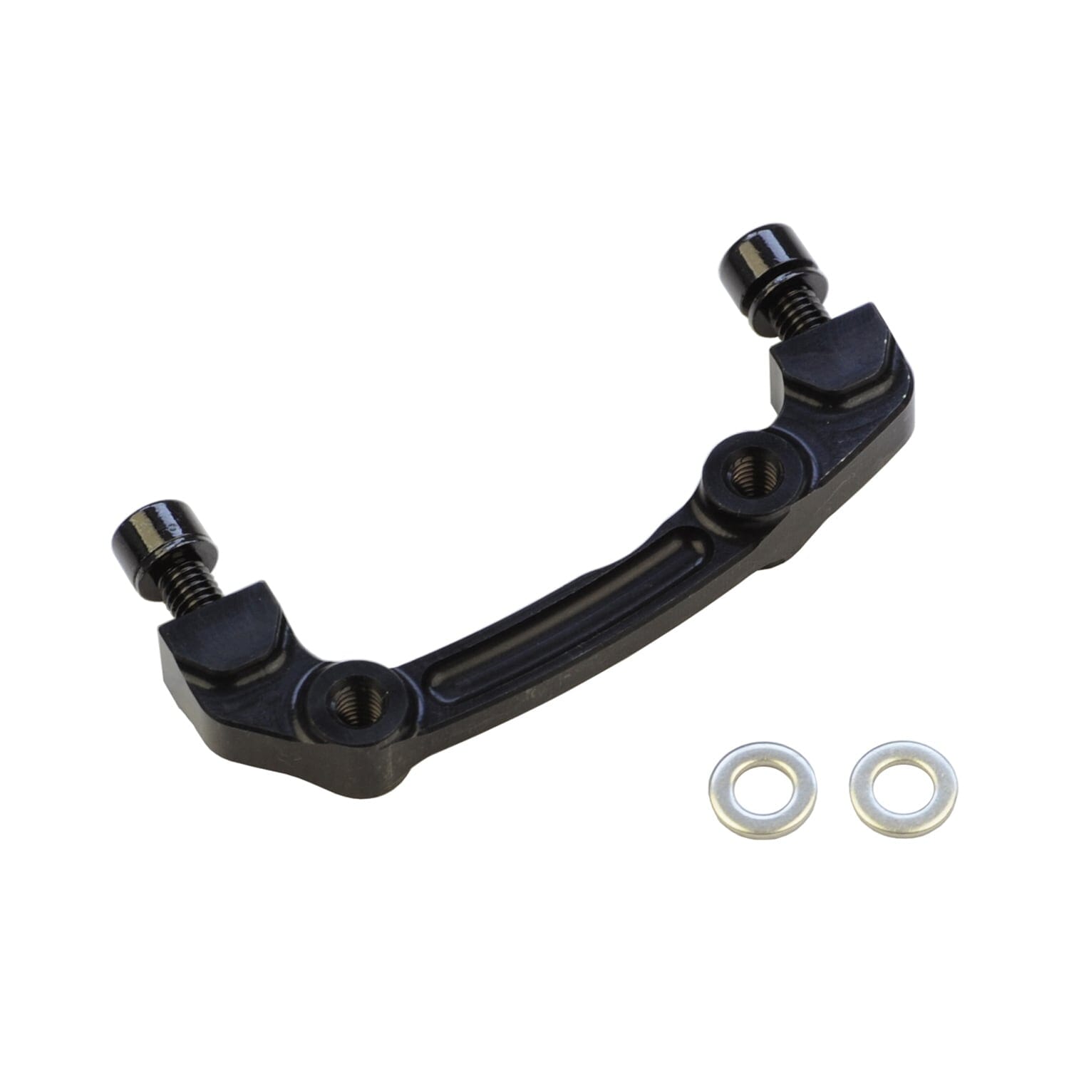 Front / Rear Caliper Adapter PM / IS HOPE (Front 180mm / Rear 160mm) #HBMF Black