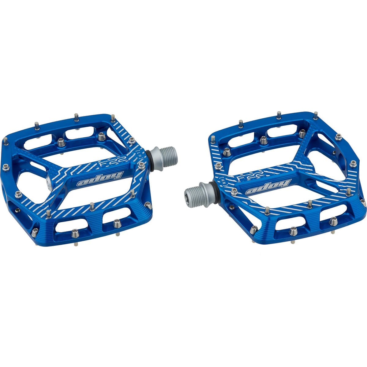 HOPE F22 flat pedals Blue