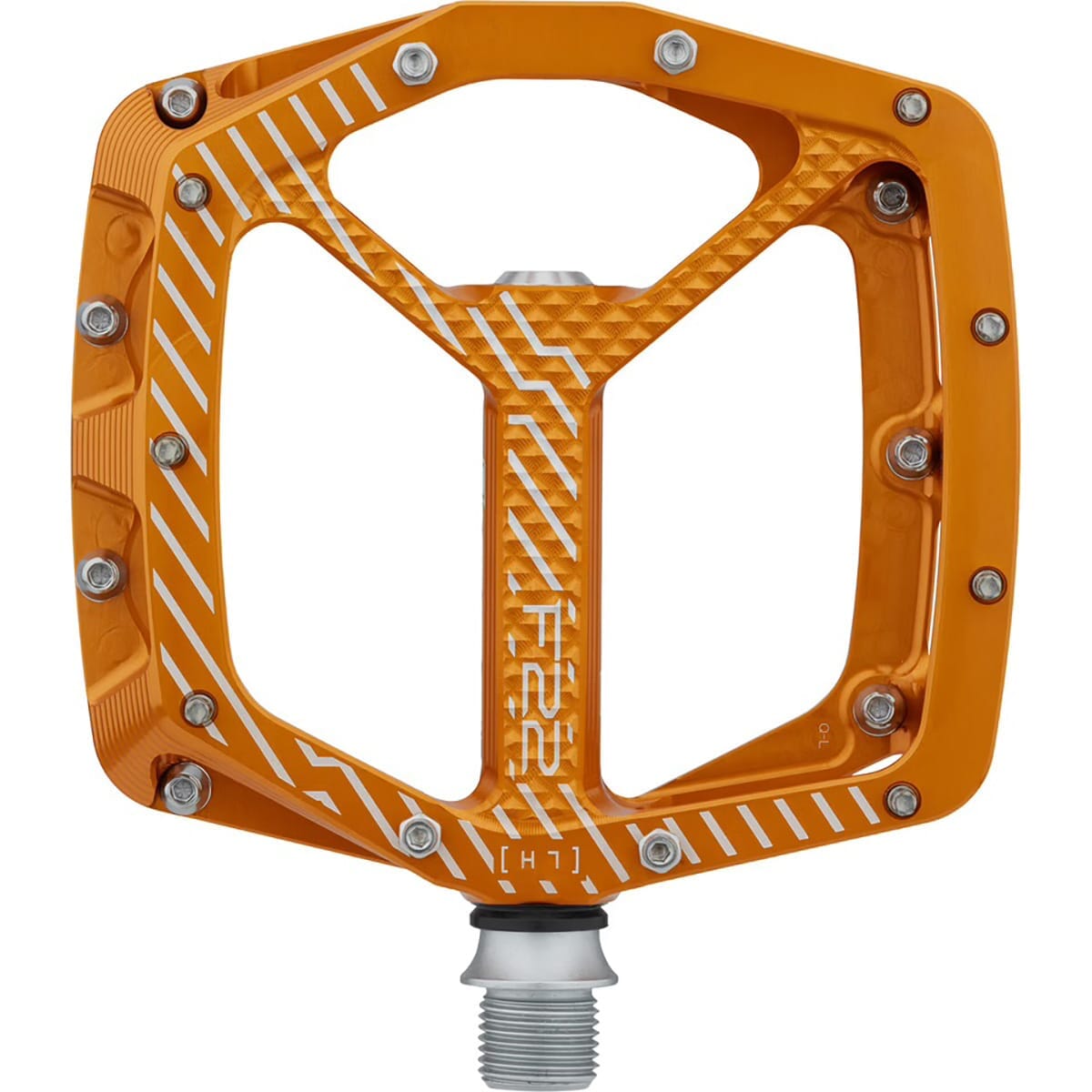 HOPE F22 Orange flat pedals