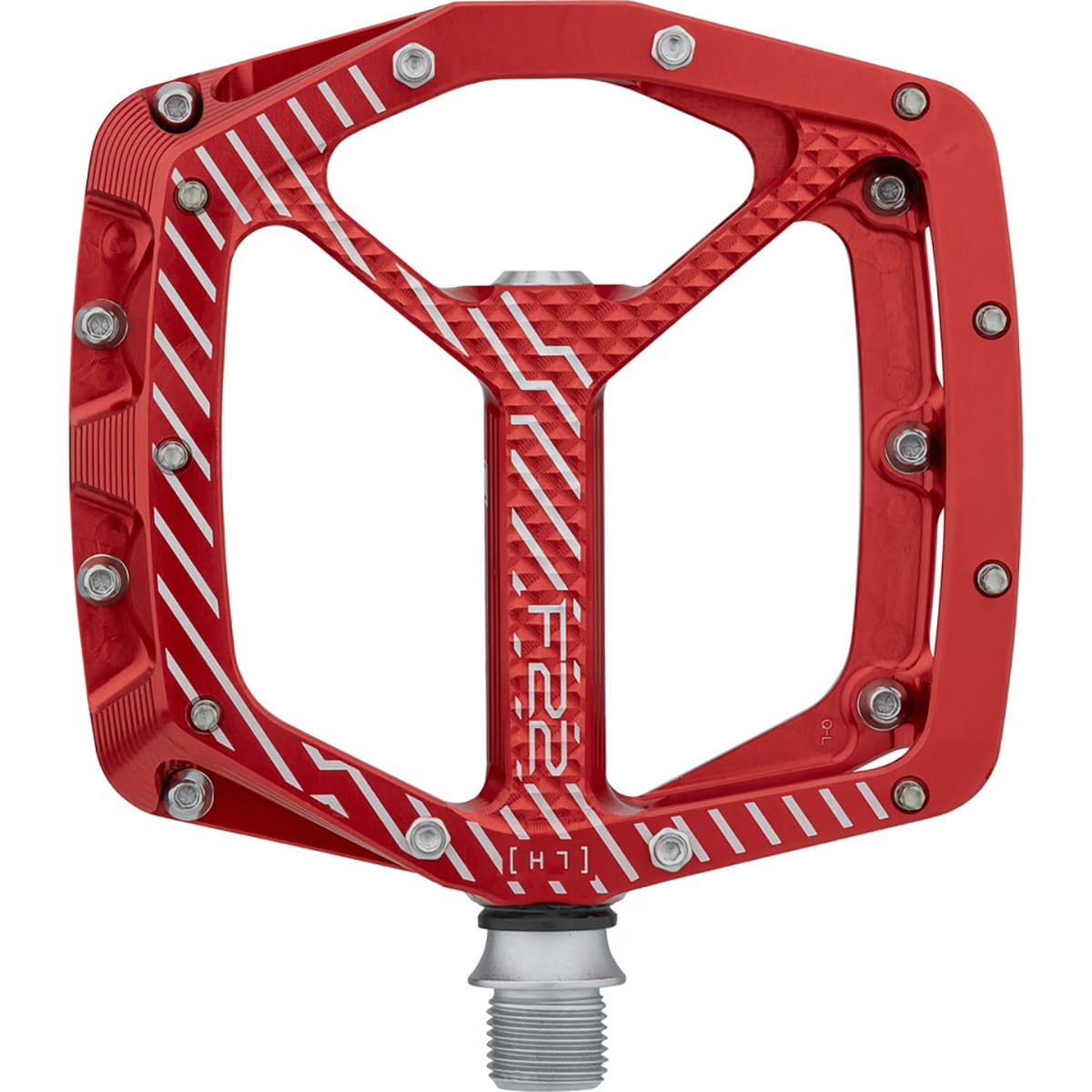 HOPE F22 Red flat pedals