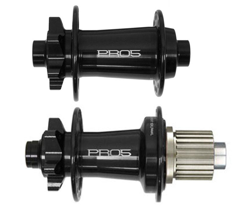 Pair of HOPE FORTUS 30 W 29" PRO 5 Boost wheels Microspline 6 Holes Black