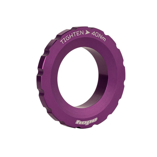 HOPE Center Lock Nut External Violet