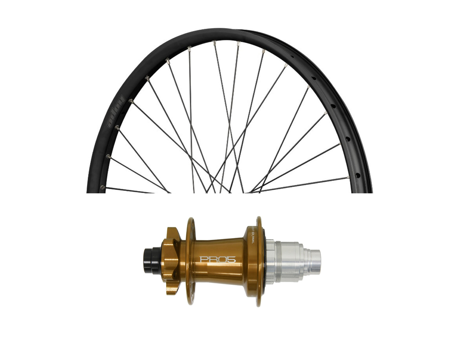 Pair of HOPE FORTUS 30 W 29" PRO 5 Boost Sram XD 6 Hole Bronze Wheels