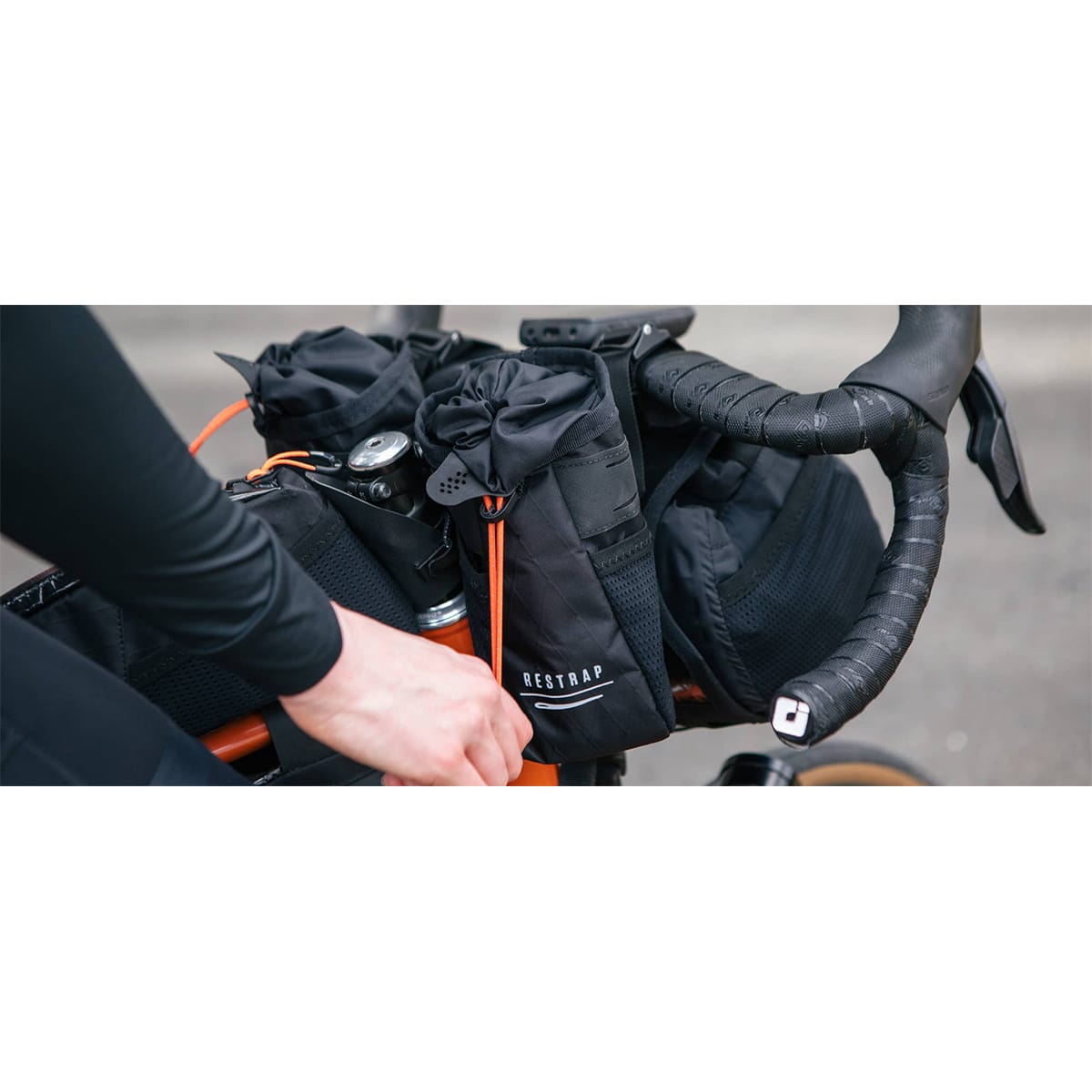 Handlebar bag RESTRAP RACE STEM BAG 1.1L Black