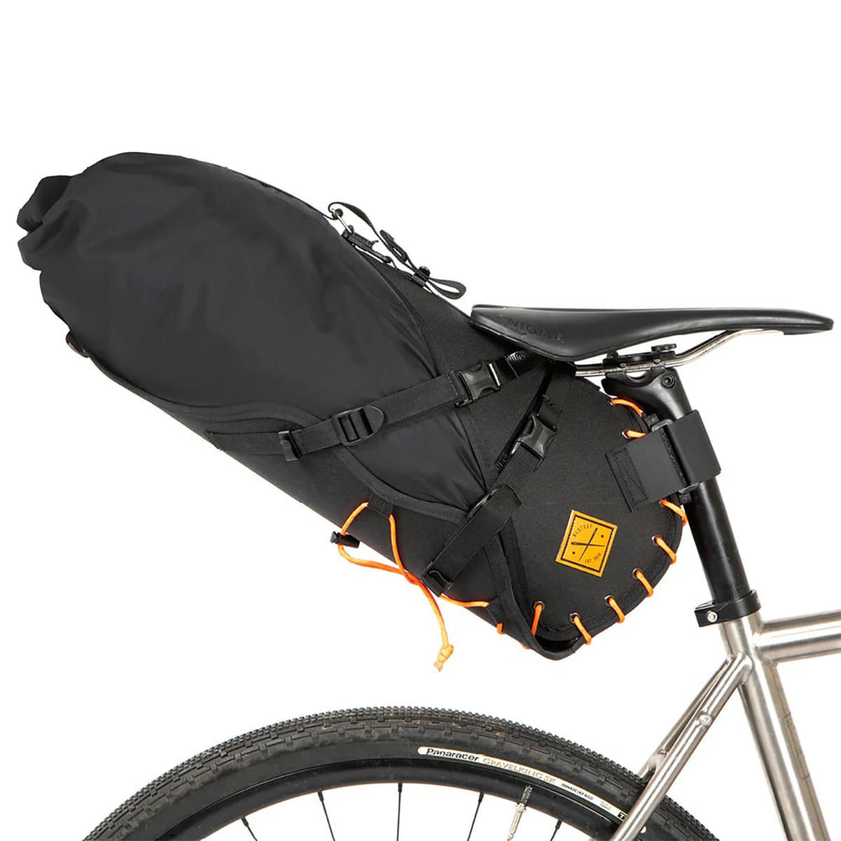 RESTRAP SADDLE BAG 18 L Orange + DRY BAG Black