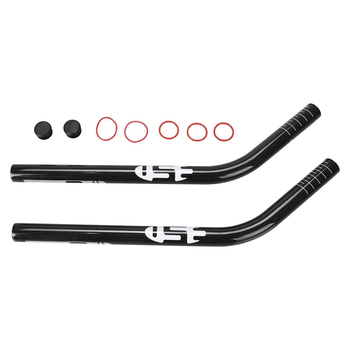 Extensions de Prolongateurs USE AERO HIGH-RISE 320mm -40 DEG.BEND SET - Carbone