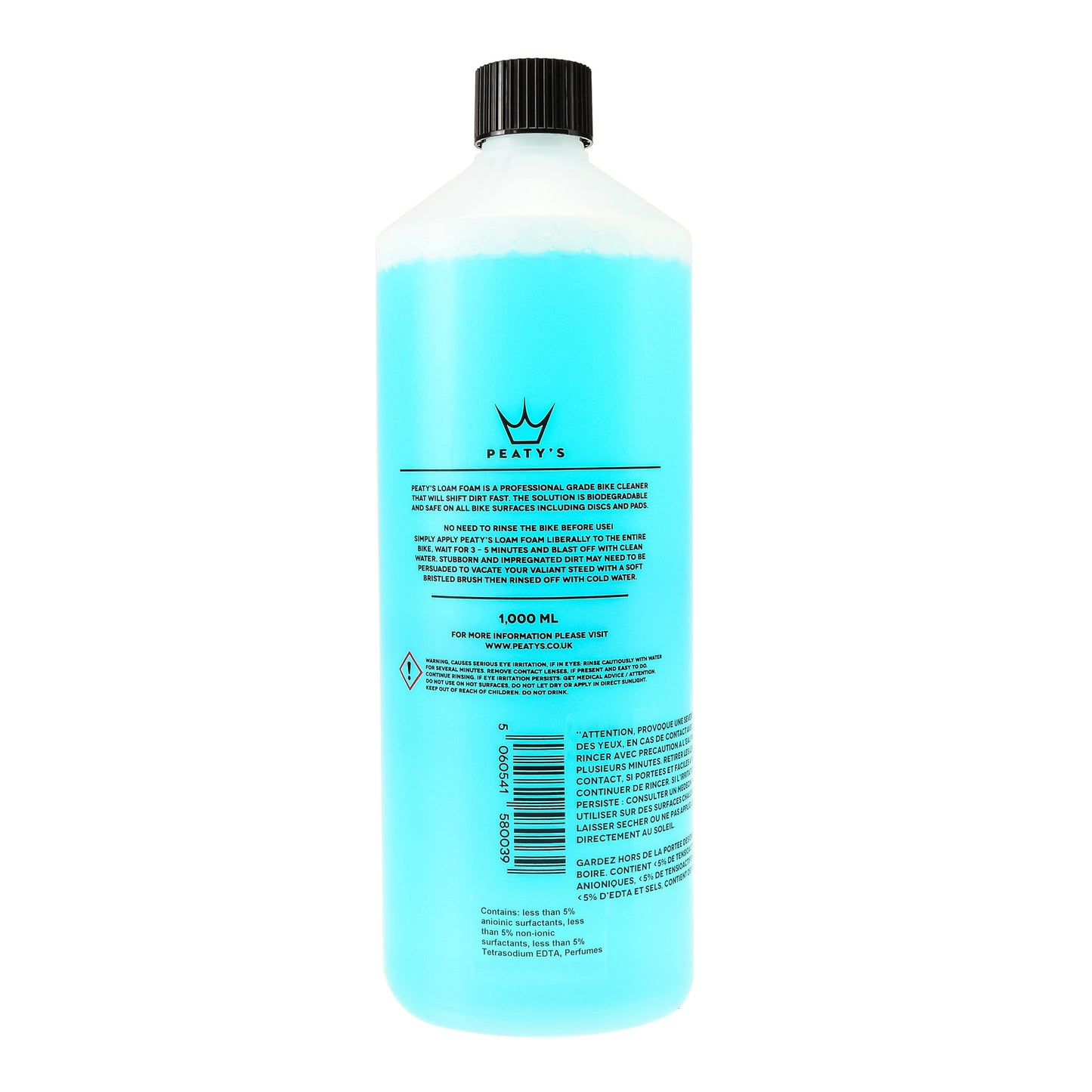 PEATY'S LOAM FOAM CLEANER for Bicycles (1 L)