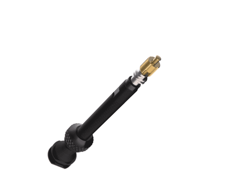 Set of 2 BBB CORE CAP Valve Ends with Nuts Red