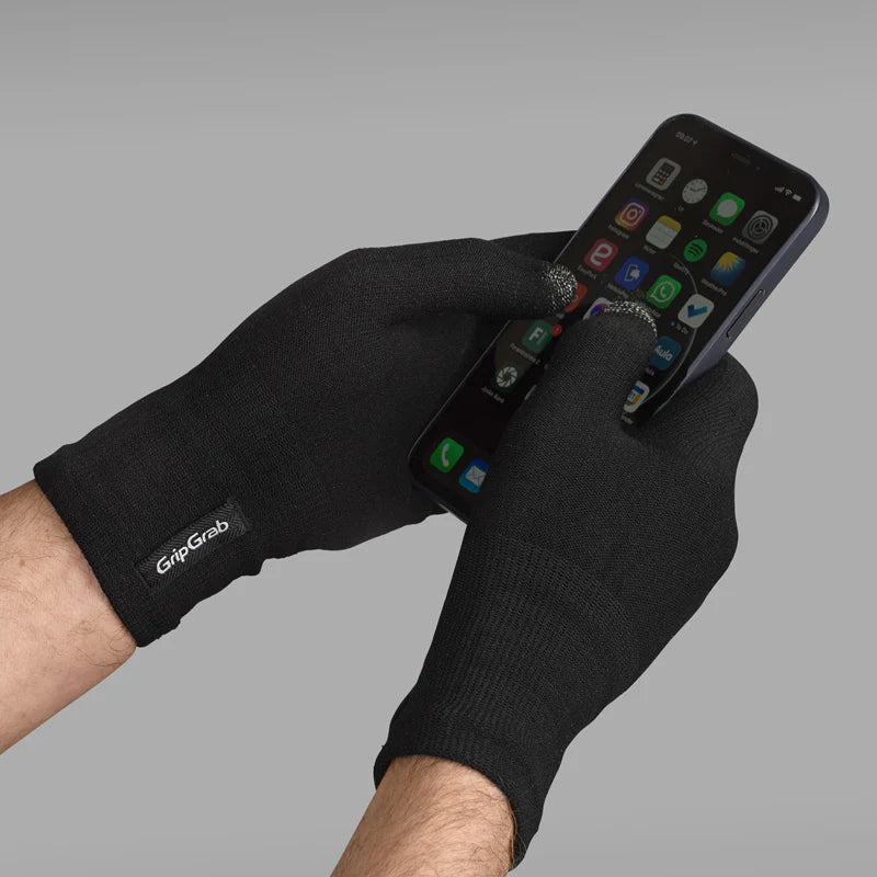 GRIPGRAB MERINO Undergloves Black