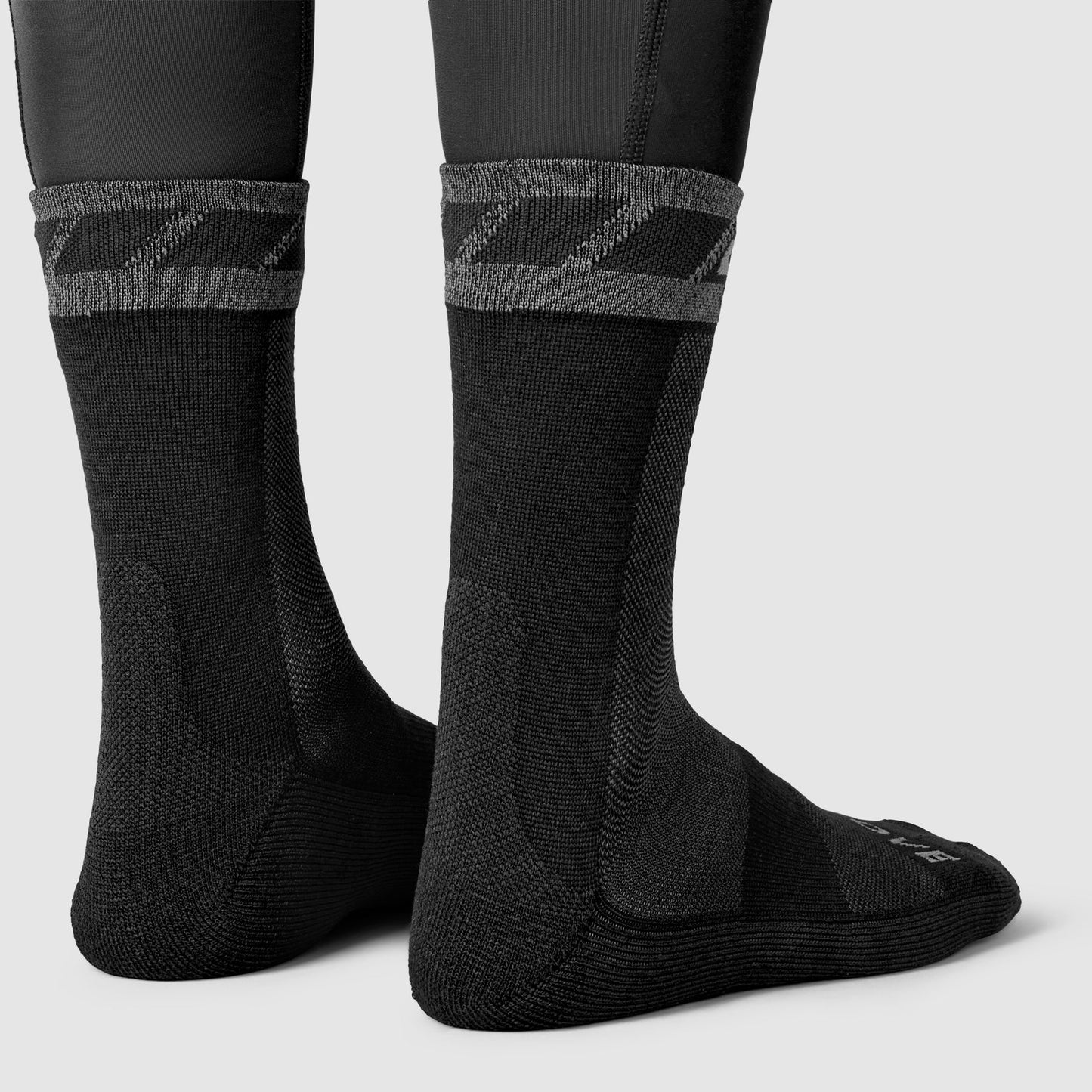 GRIPGRAB Merino Winter Socks Black