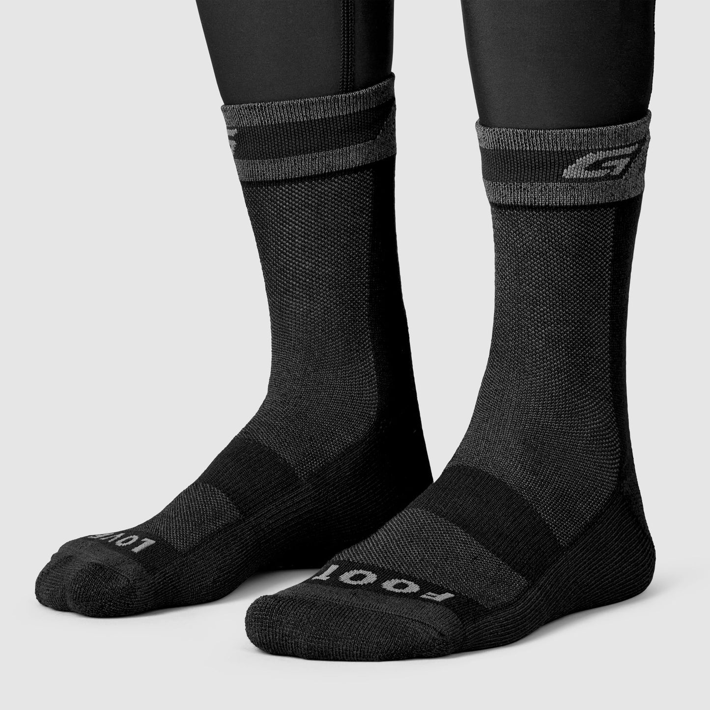 GRIPGRAB Merino Winter Socks Black