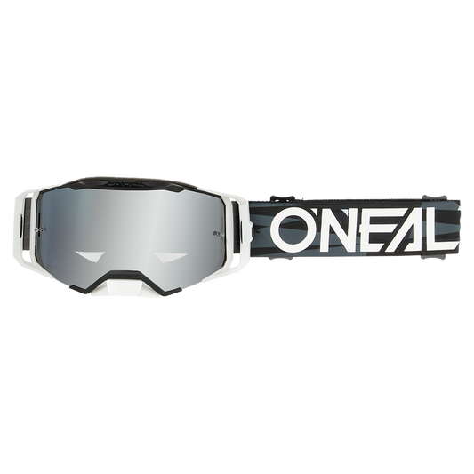 O'NEAL B-33 ICTUS Goggle Black/White Silver Mirror Screen