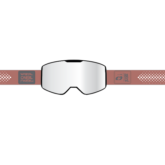 O'NEAL B-22 STATIC Goggle Red Grey Screen