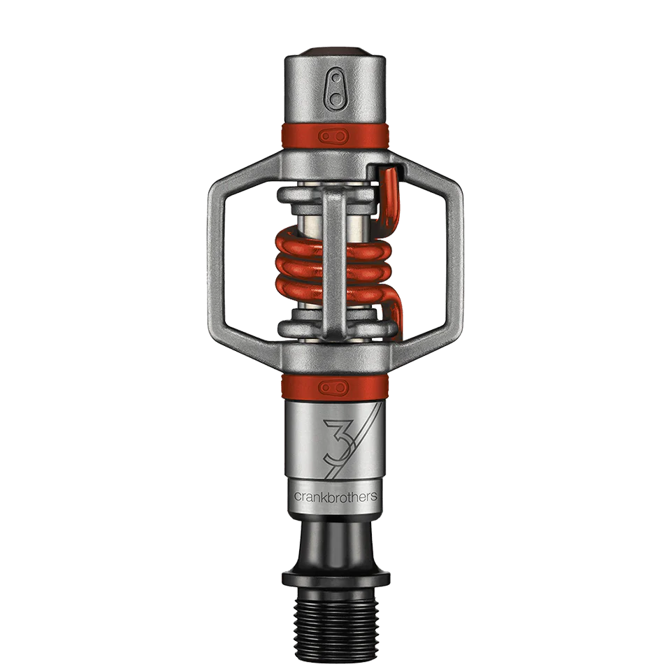 CRANKBROTHERS EGG BEATER 3 pedals Silver/Red