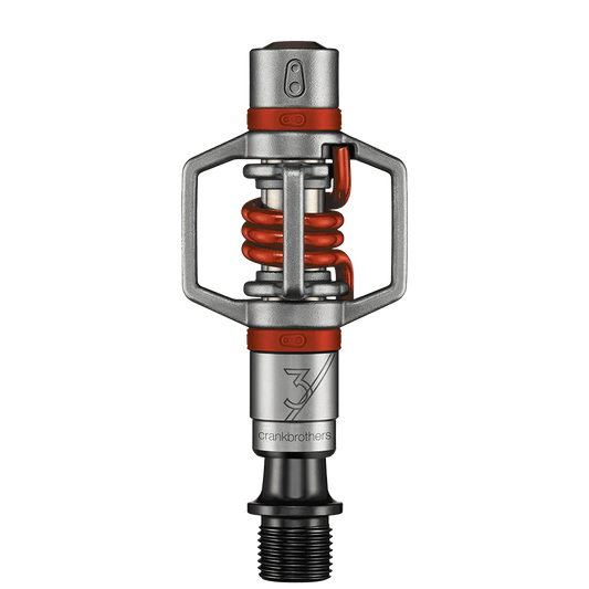 CRANKBROTHERS EGG BEATER 3 pedals Silver/Red