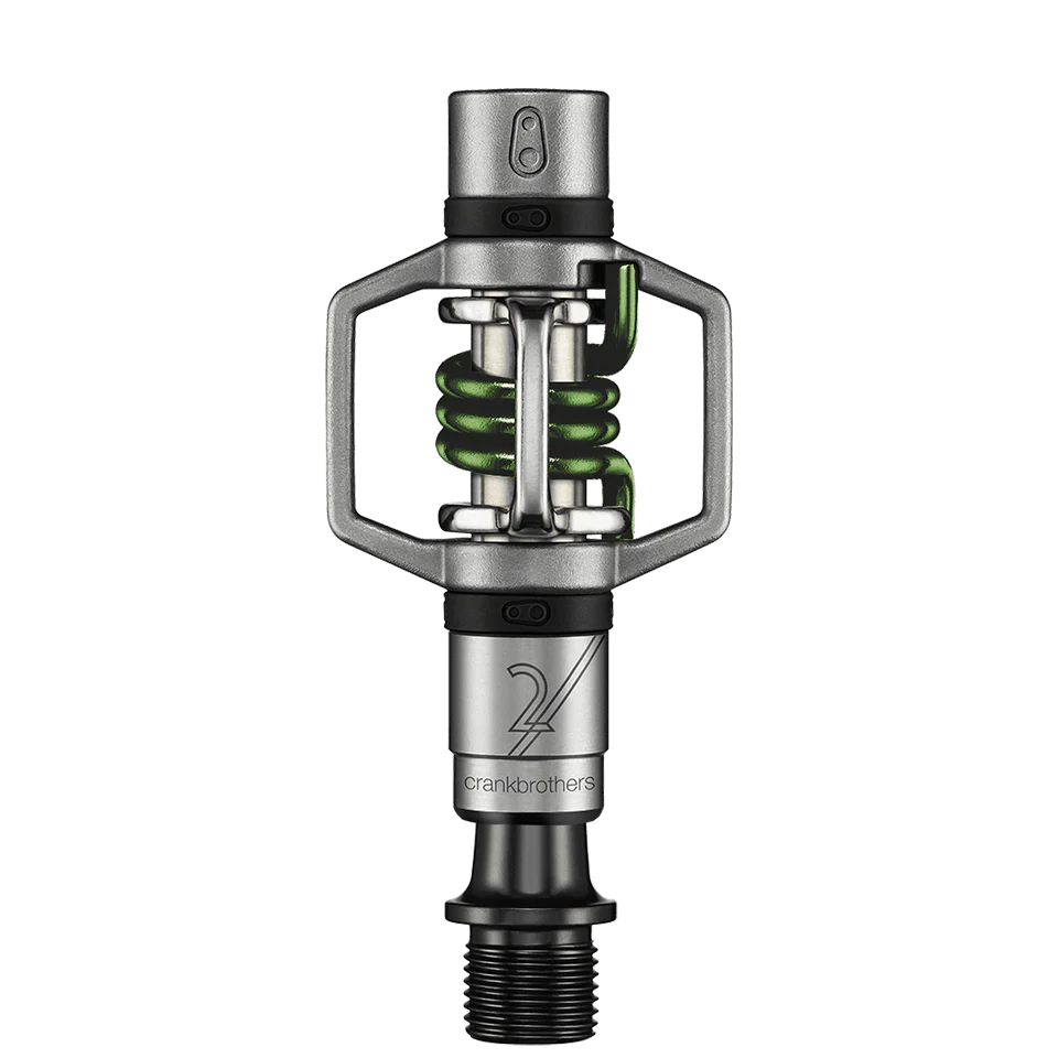 CRANKBROTHERS EGG BEATER 2 Silver / Green pedals