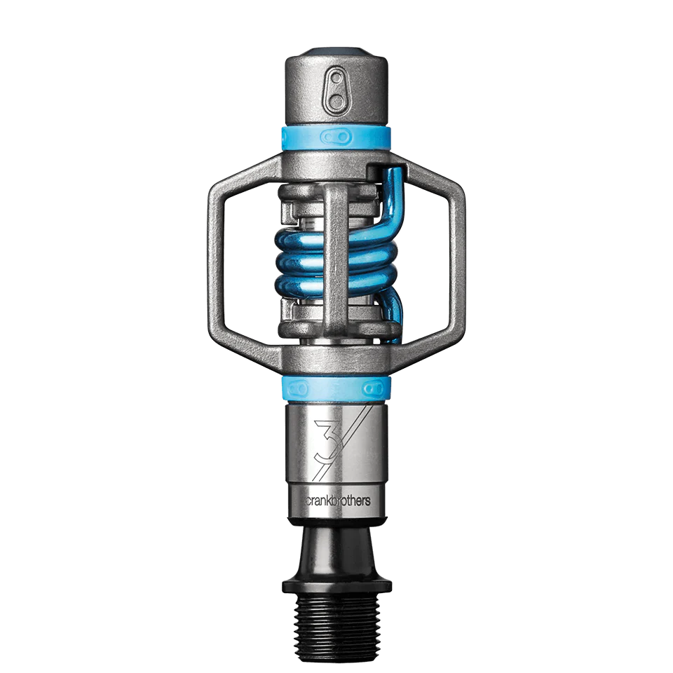 CRANKBROTHERS EGG BEATER 3 pedals Silver/Blue