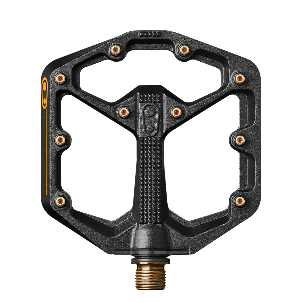 CRANKBROTHERS STAMP 11 Small Flat Pedals Black/Gold – Probikeshop