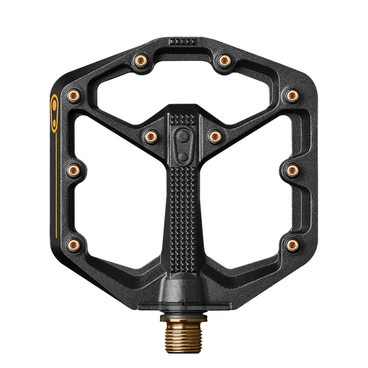 CRANKBROTHERS STAMP 11 Small flat pedals Black/Gold