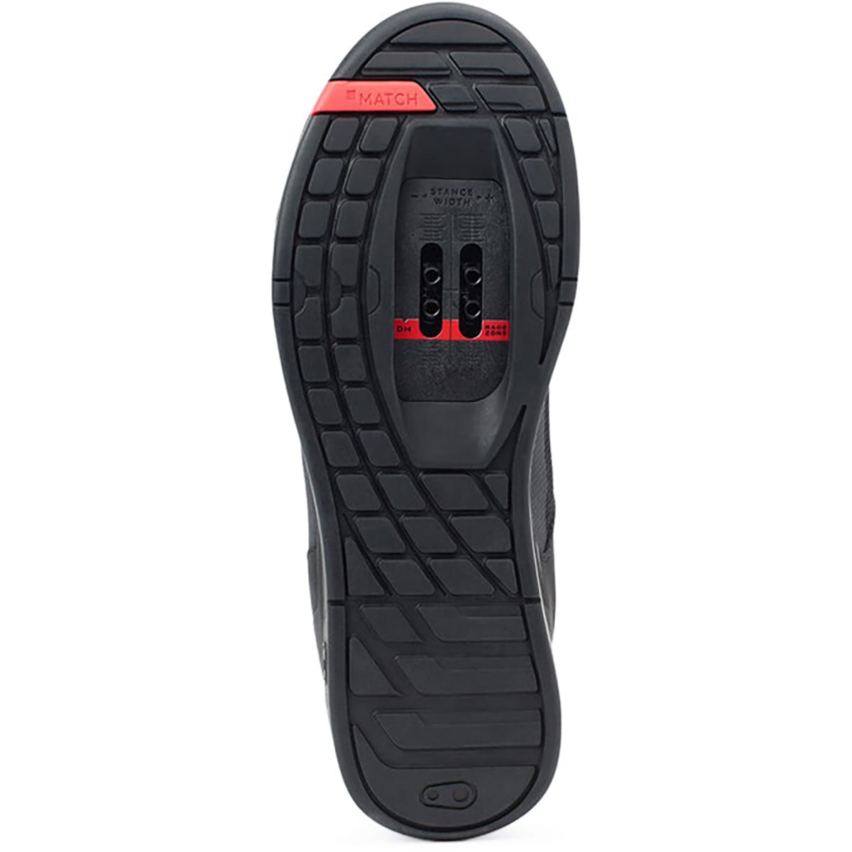 Chaussures VTT CRANKBROTHERS MALLET LACE Noir/Rouge