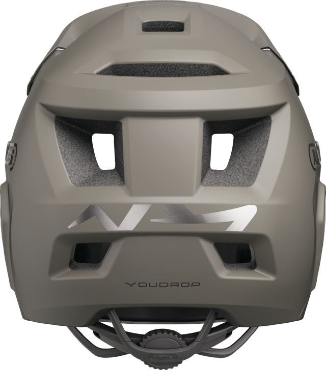 ABUS YOUDROP FF Junior Dust Grey MTB Helmet