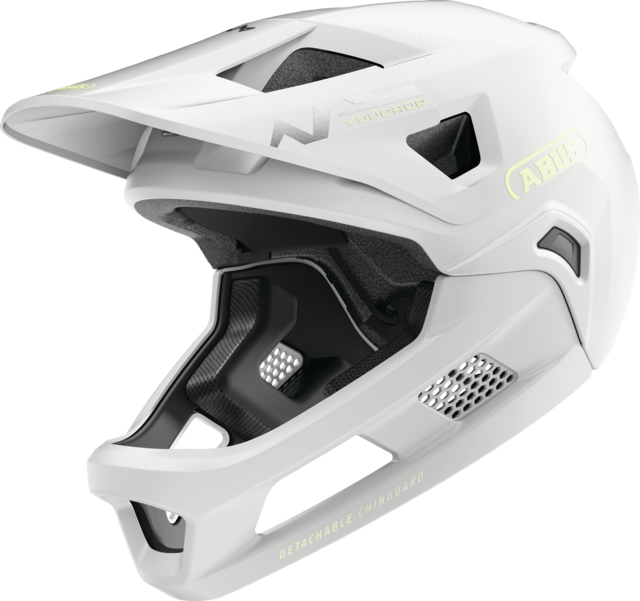 ABUS YOUDROP FF Junior MTB Helmet Lemon White
