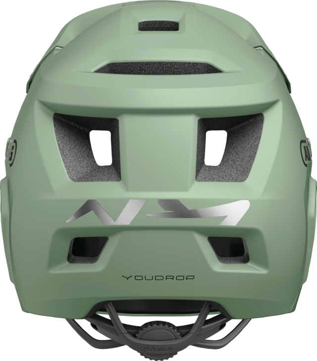 ABUS YOUDROP FF Junior MTB Helmet Mist Green
