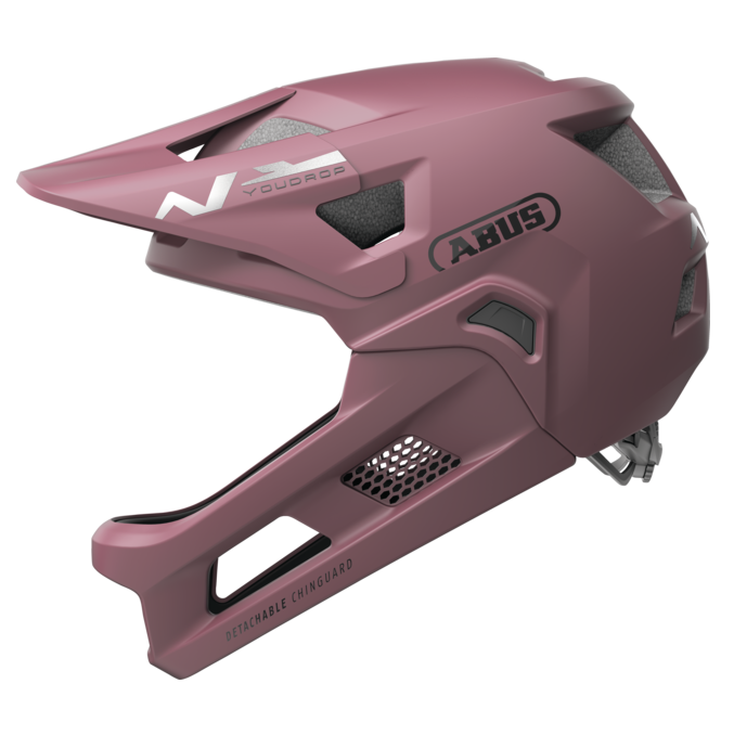ABUS YOUDROP FF Junior MTB Helmet Blush Red
