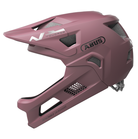 ABUS YOUDROP FF Junior MTB Helmet Blush Red