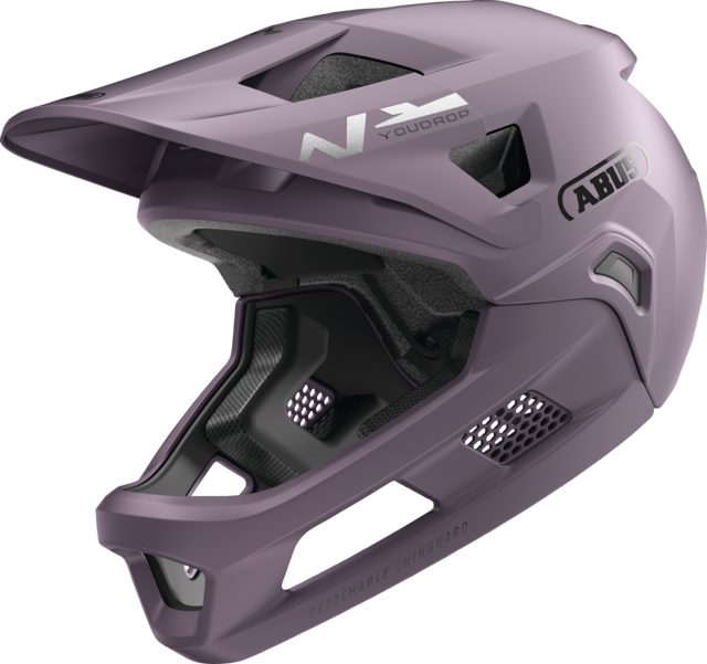ABUS YOUDROP FF Junior Salt Violet MTB Helmet