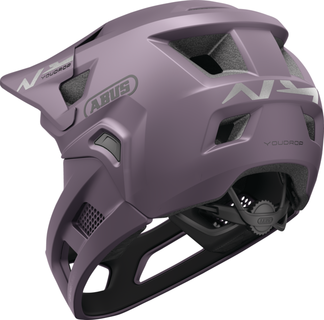ABUS YOUDROP FF Junior Salt Violet MTB Helmet