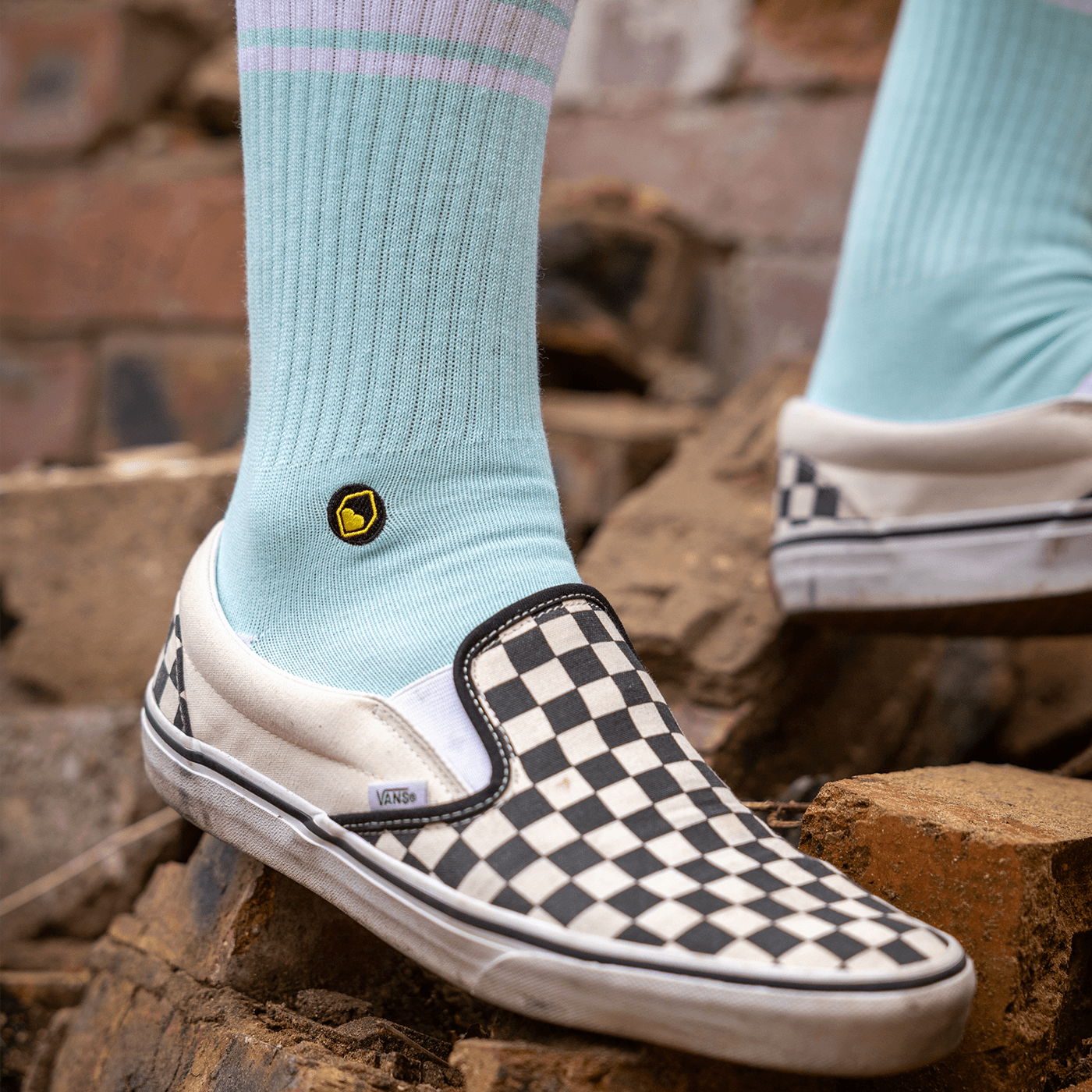 BURGTEC EVERYDAY CREW Sky Blue Socks