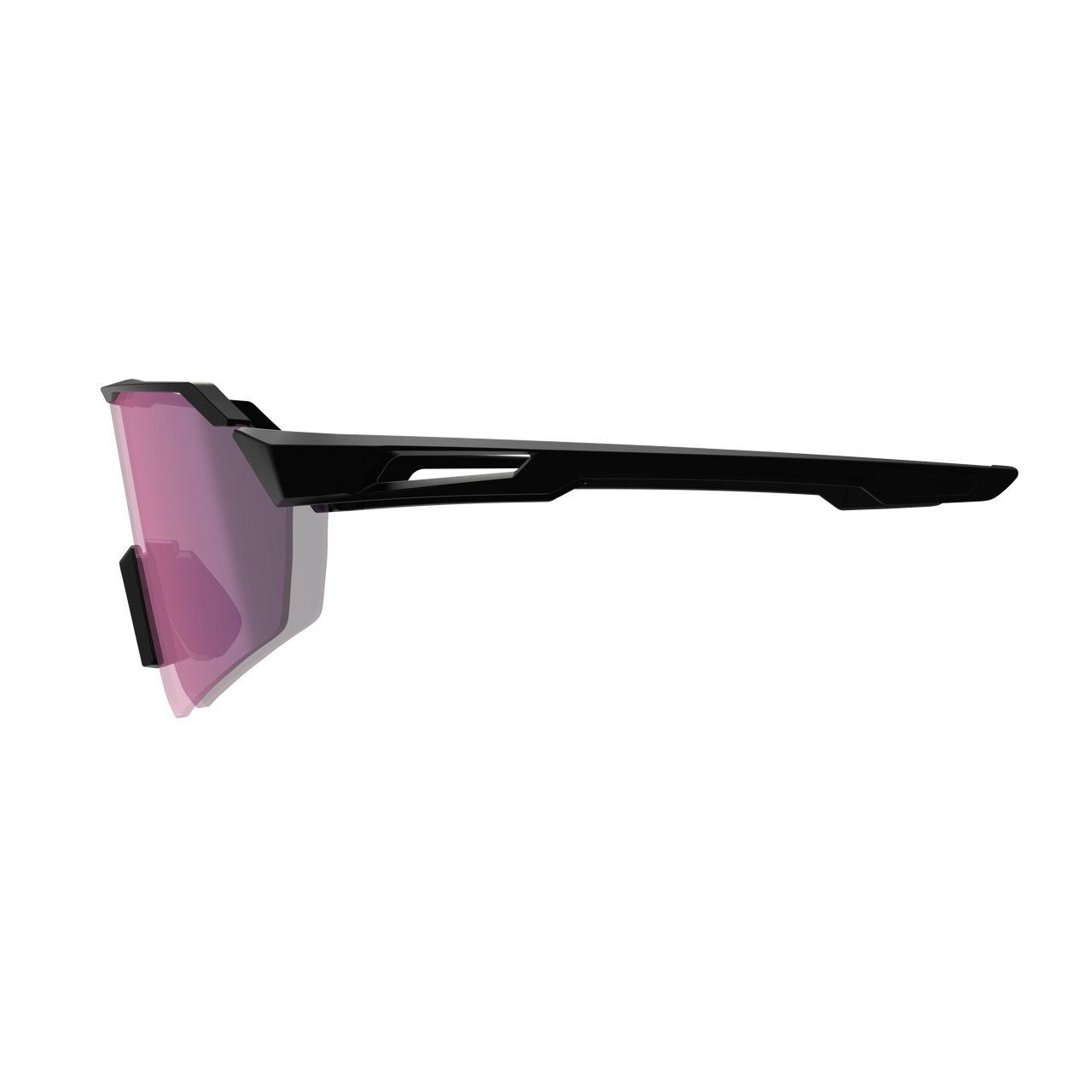 LEATT RIDEVIZ LITE LARGE Satin Black Iriz Crystal Violet Glasses