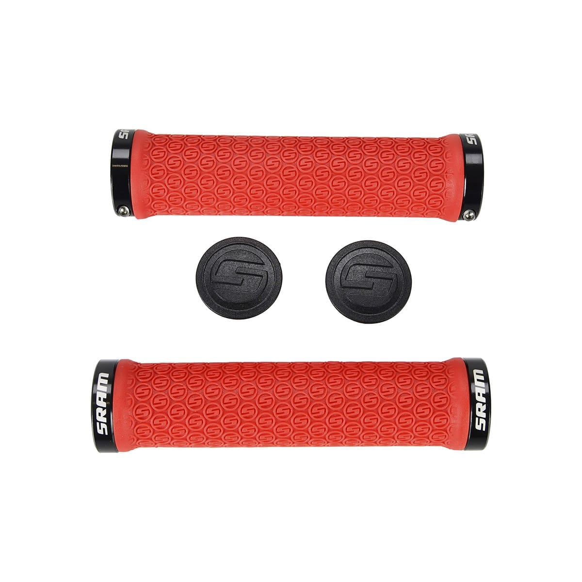 SRAM Lock-On 130mm Red Grips