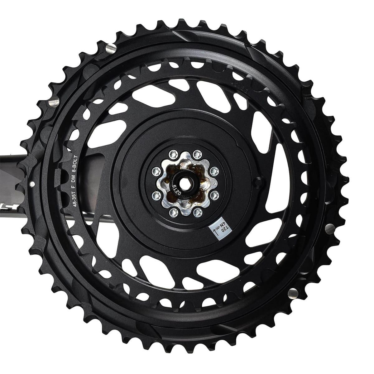 Pédalier 12V SRAM RED AXS DUB Double Mid-Compact Noir/Argent