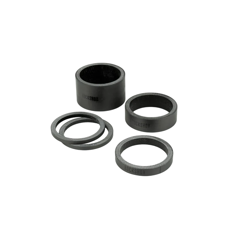 ROCKSHOX UD Carbon Headset Spacer Kit 1"1/8 Black