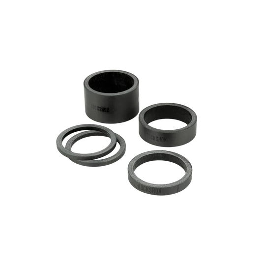 Kit Headset Spacers ROCKSHOX UD Carbon 1"1/8 Black