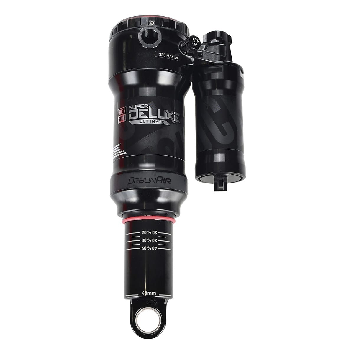 Amortisseur ROCKSHOX SUPER DELUXE RCT DEBONAIR Trunnion Mid Reb/Mid Comp